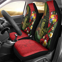 Hawaii And Tonga Car Seat Cover King Kamehameha Tribal Ngatu Pattern LT14 - Polynesian Pride