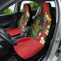 Hawaii And Tonga Car Seat Cover King Kamehameha Tribal Ngatu Pattern LT14 - Polynesian Pride