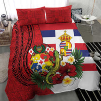 Hawaii And Tonga Bedding Set King Kalakaua Tribal Gecko Tongan Ngatu LT14 - Polynesian Pride