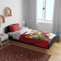 Hawaii And Tonga Bedding Set King Kalakaua Tribal Gecko Tongan Ngatu LT14 - Polynesian Pride