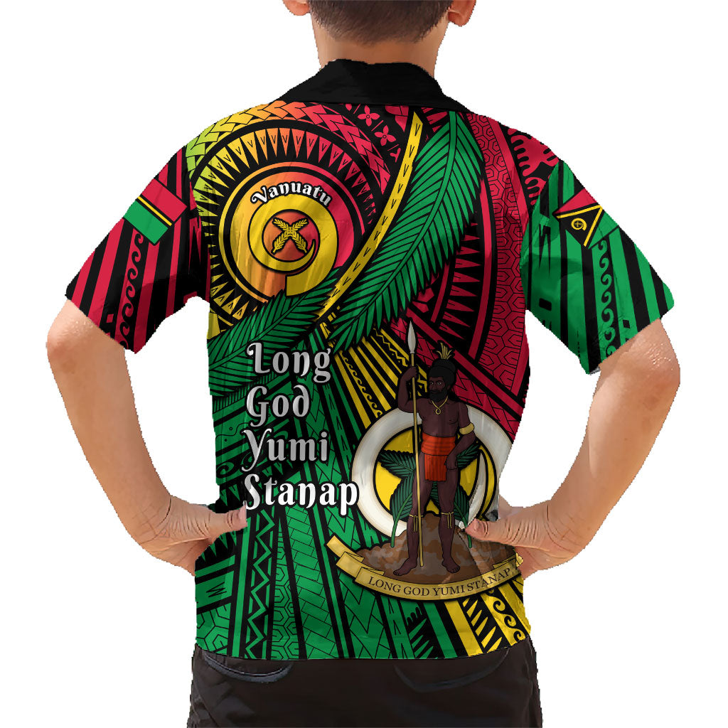 Halo Vanuatu Hawaiian Shirt Happy 46th Independence Anniversary LT14 - Polynesian Pride