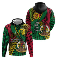 Halo Vanuatu Hoodie Happy 46th Independence Anniversary LT14 - Polynesian Pride