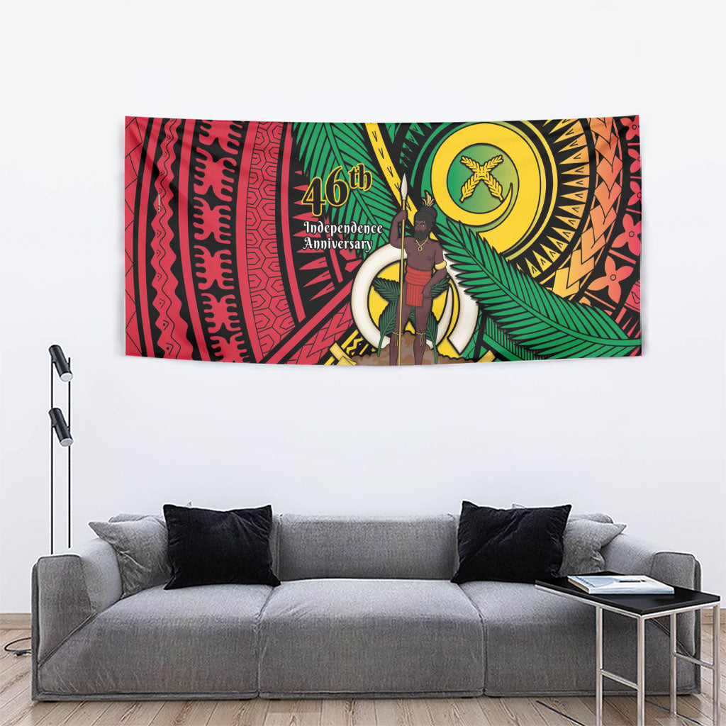 Halo Vanuatu Tapestry Happy 46th Independence Anniversary LT14 - Polynesian Pride