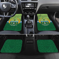 Isabela Philippines Car Mats Queen Province Of The North LT14 Set 4pcs Green - Polynesian Pride