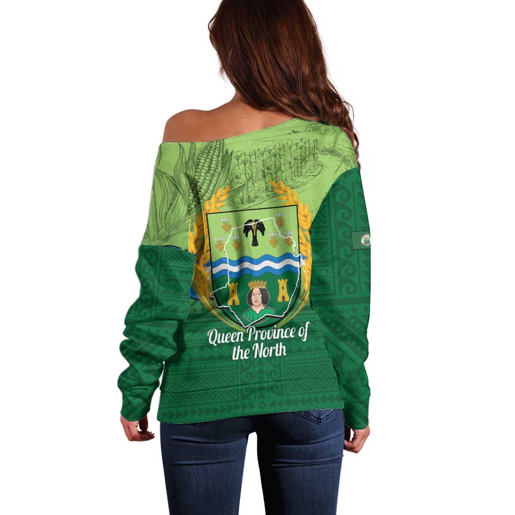 Isabela Philippines Off Shoulder Sweater Queen Province Of The North LT14 - Polynesian Pride