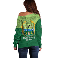 Isabela Philippines Off Shoulder Sweater Queen Province Of The North LT14 - Polynesian Pride