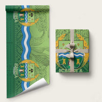 Isabela Philippines Wrapping Paper Queen Province Of The North LT14 58" × 23" Green - Polynesian Pride