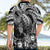 Personalised Polynesian Hawaiian Shirt Tribal Honu Turtle with Hibiscus White Version LT14 - Polynesian Pride