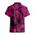 Personalised Polynesian Hawaiian Shirt Tribal Honu Turtle with Hibiscus Pink Version LT14 - Polynesian Pride