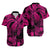 Personalised Polynesian Hawaiian Shirt Tribal Honu Turtle with Hibiscus Pink Version LT14 - Polynesian Pride