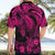 Personalised Polynesian Hawaiian Shirt Tribal Honu Turtle with Hibiscus Pink Version LT14 - Polynesian Pride