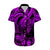 Personalised Polynesian Hawaiian Shirt Tribal Honu Turtle with Hibiscus Purple Version LT14 Purple - Polynesian Pride