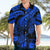 Personalised Polynesian Hawaiian Shirt Tribal Honu Turtle with Hibiscus Blue Version LT14 - Polynesian Pride