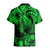 Personalised Polynesian Hawaiian Shirt Tribal Honu Turtle with Hibiscus Green Version LT14 - Polynesian Pride