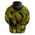 Custom Polynesian Hoodie Tribal Honu Turtle with Hibiscus Gold Version LT14 - Polynesian Pride