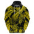 Custom Polynesian Hoodie Tribal Honu Turtle with Hibiscus Gold Version LT14 - Polynesian Pride