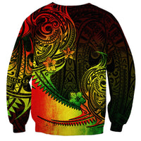 Personalised Polynesian Tribal Sweatshirt Unique Reggae LT14 - Polynesian Pride