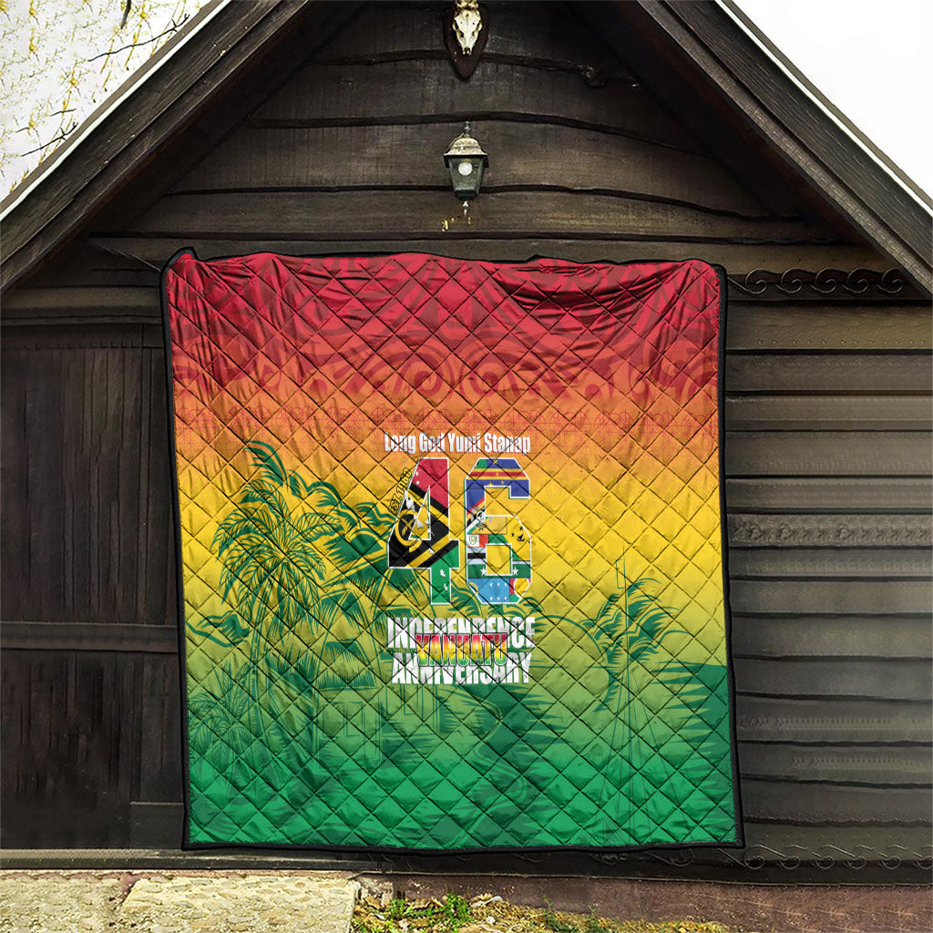 Vanuatu Indipendens Dei Quilt Yumi 46th Independence Anniversary LT14 - Polynesian Pride