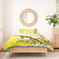 Bellbird New Zealand Bedding Set Korimako Kowhai Maori Pattern LT14 - Polynesian Pride