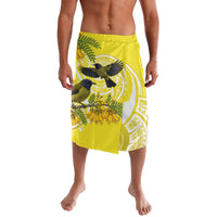 Bellbird New Zealand Lavalava Korimako Kowhai Maori Pattern LT14 Yellow - Polynesian Pride