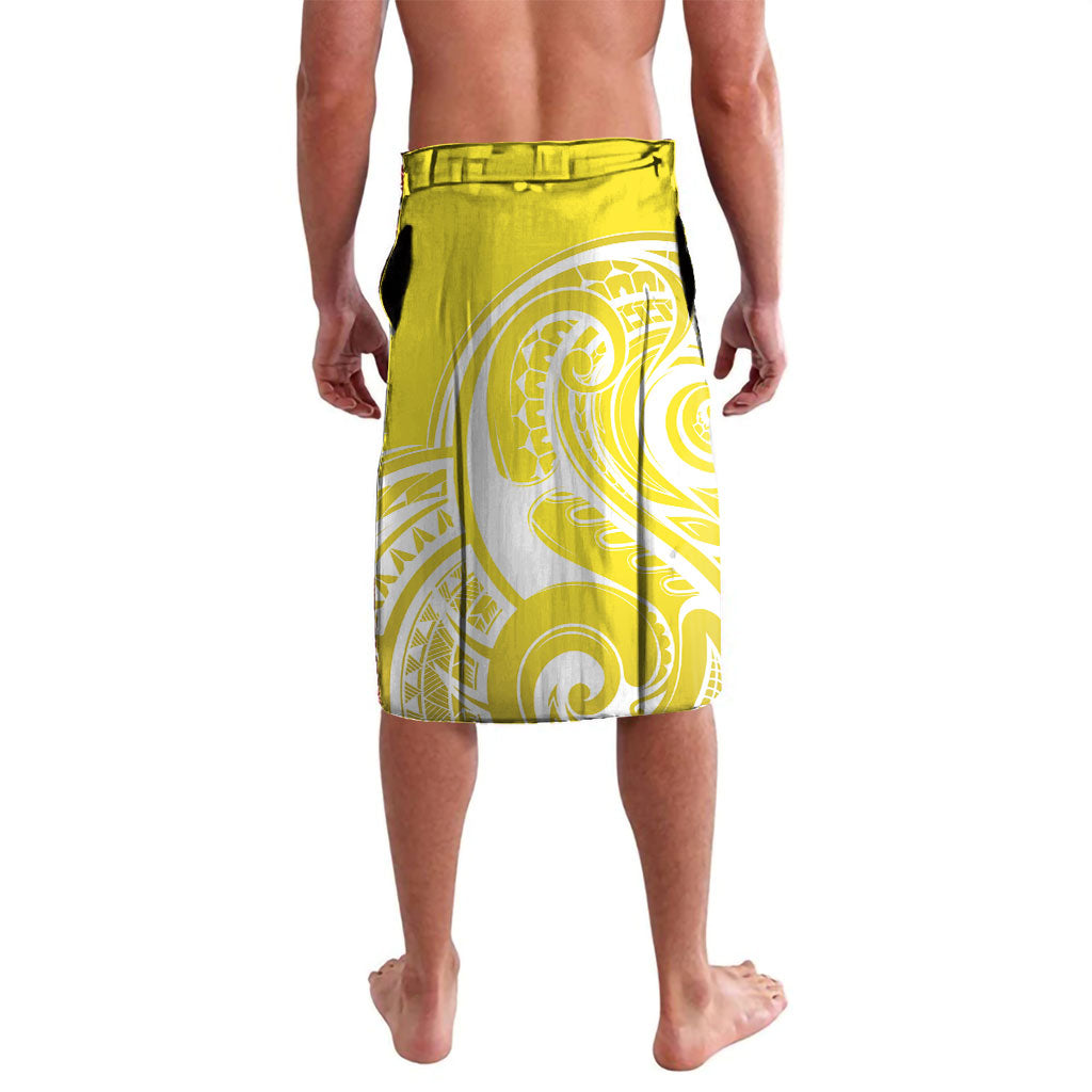 Bellbird New Zealand Lavalava Korimako Kowhai Maori Pattern LT14 - Polynesian Pride