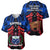 Samoa Baseball Jersey Heritage Festival Samoan Tattoo With Ula Fala Kava Bowl LT14 - Polynesian Pride