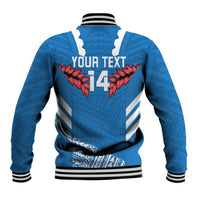 Custom Toa Samoa Rugby Baseball Jacket Samoan Siva Tau Uso Aso Uma LT14 - Polynesian Pride
