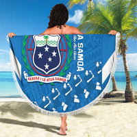 Custom Toa Samoa Rugby Beach Blanket Samoan Siva Tau Uso Aso Uma LT14 - Polynesian Pride