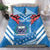 Custom Toa Samoa Rugby Bedding Set Samoan Siva Tau Uso Aso Uma