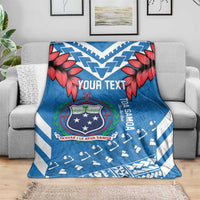 Custom Toa Samoa Rugby Blanket Samoan Siva Tau Uso Aso Uma LT14 - Polynesian Pride