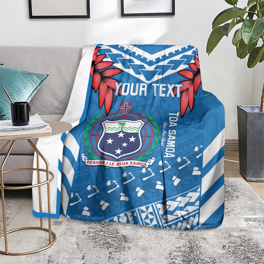 Custom Toa Samoa Rugby Blanket Samoan Siva Tau Uso Aso Uma LT14 - Polynesian Pride