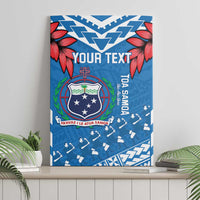 Custom Toa Samoa Rugby Canvas Wall Art Samoan Siva Tau Uso Aso Uma LT14 - Polynesian Pride