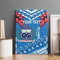Custom Toa Samoa Rugby Canvas Wall Art Samoan Siva Tau Uso Aso Uma LT14 - Polynesian Pride