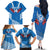 Custom Toa Samoa Rugby Family Matching Off The Shoulder Long Sleeve Dress and Hawaiian Shirt Samoan Siva Tau Uso Aso Uma