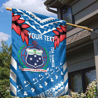 Custom Toa Samoa Rugby Garden Flag Samoan Siva Tau Uso Aso Uma LT14 - Polynesian Pride