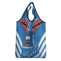 Custom Toa Samoa Rugby Grocery Bag Samoan Siva Tau Uso Aso Uma LT14 - Polynesian Pride