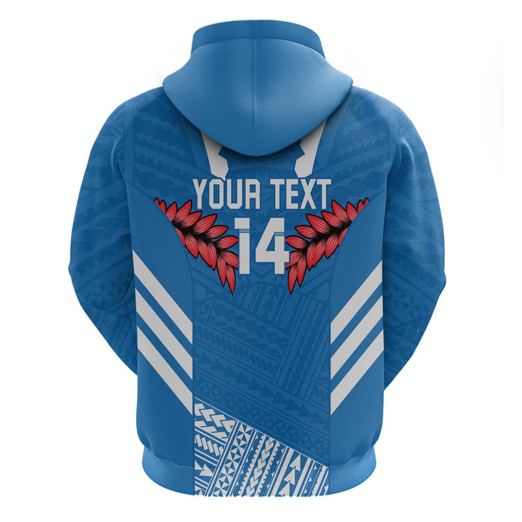 Custom Toa Samoa Rugby Hoodie Samoan Siva Tau Uso Aso Uma LT14 - Polynesian Pride