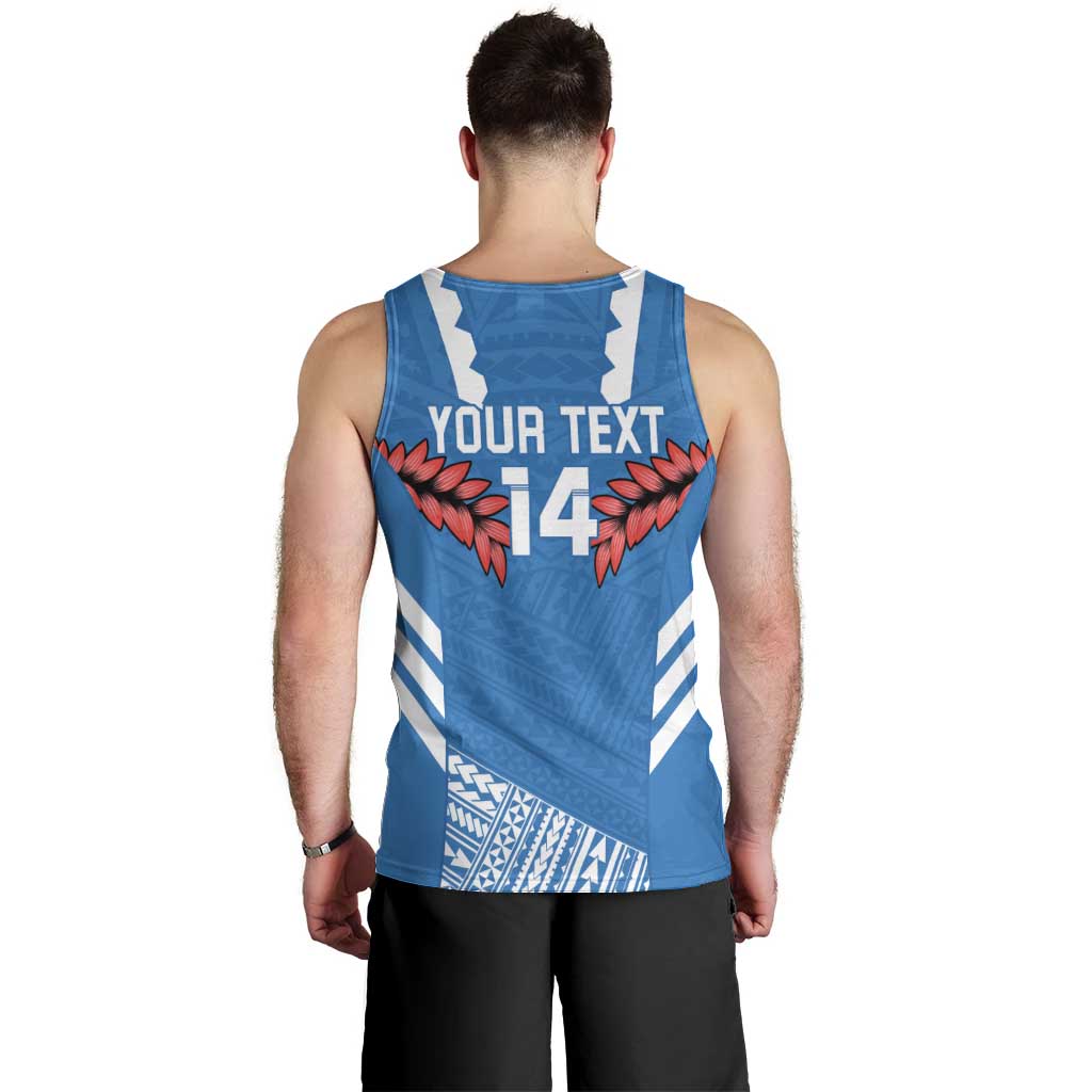 Custom Toa Samoa Rugby Men Tank Top Samoan Siva Tau Uso Aso Uma LT14 - Polynesian Pride