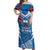 Custom Toa Samoa Rugby Off Shoulder Maxi Dress Samoan Siva Tau Uso Aso Uma