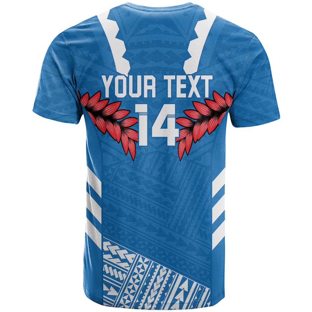 Custom Toa Samoa Rugby T Shirt Samoan Siva Tau Uso Aso Uma LT14 - Polynesian Pride