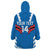 Custom Toa Samoa Rugby Wearable Blanket Hoodie Samoan Siva Tau Uso Aso Uma