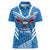 Custom Toa Samoa Rugby Women Polo Shirt Samoan Siva Tau Uso Aso Uma