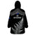 New Zealand Silver Fern Rugby Wearable Blanket Hoodie Go All Black 2023 World Cup LT14 - Polynesian Pride