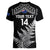 Personalised New Zealand Silver Fern Rugby Women V Neck T Shirt Go All Black 2023 World Cup LT14 - Polynesian Pride