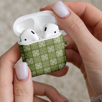 Vesuvian Green Palaka Quilt Hawaii AirPods Case Traditional Hawaii-plaid Pattern LT14 - Polynesian Pride