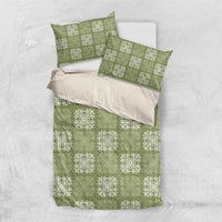 Vesuvian Green Palaka Quilt Hawaii Bedding Set Traditional Hawaii-plaid Pattern LT14 US Twin 172cm x 218cm Vesuvian Green - Polynesian Pride