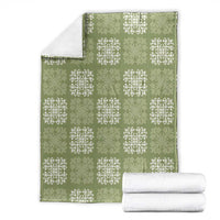 Vesuvian Green Palaka Quilt Hawaii Blanket Traditional Hawaii-plaid Pattern LT14 - Polynesian Pride