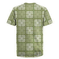 Vesuvian Green Palaka Quilt Hawaii Rugby Jersey Traditional Hawaii-plaid Pattern LT14 - Polynesian Pride