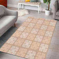 Beige Palaka Quilt Hawaii Area Rug Traditional Hawaii-plaid Pattern LT14 - Polynesian Pride