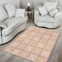 Beige Palaka Quilt Hawaii Area Rug Traditional Hawaii-plaid Pattern LT14 - Polynesian Pride
